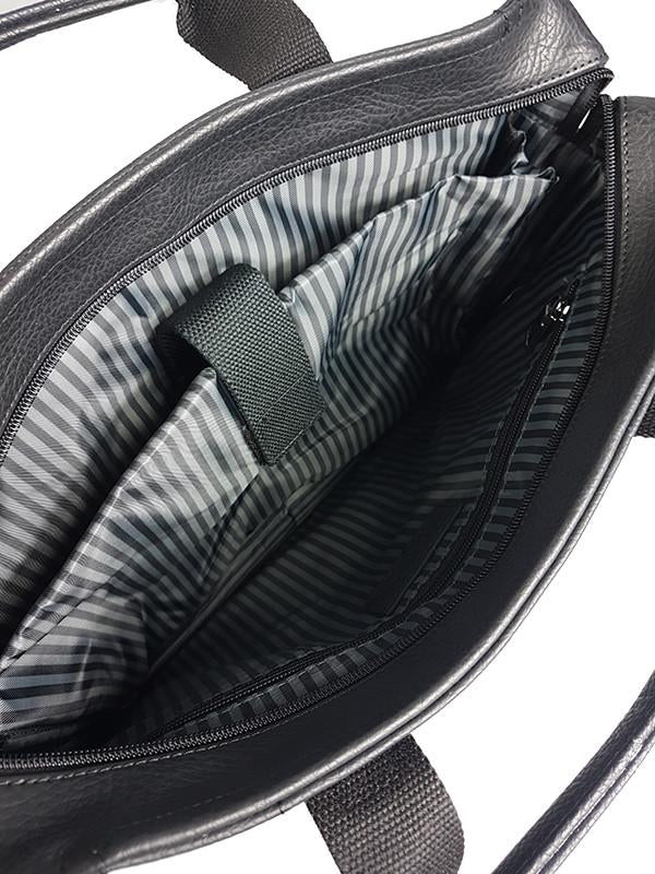 SIMON - Mens Leather Laptop Satchel Bag - BeltNBags