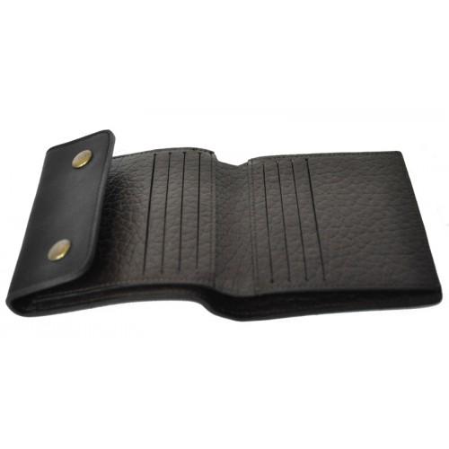 SPIRO - Mens Black & Brown Leather Wallet in Gift Box - BeltNBags