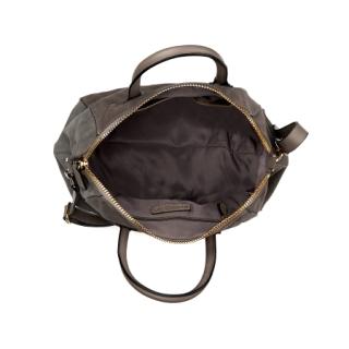 ST IVES - Grey Genuine Suede Leather Handbag