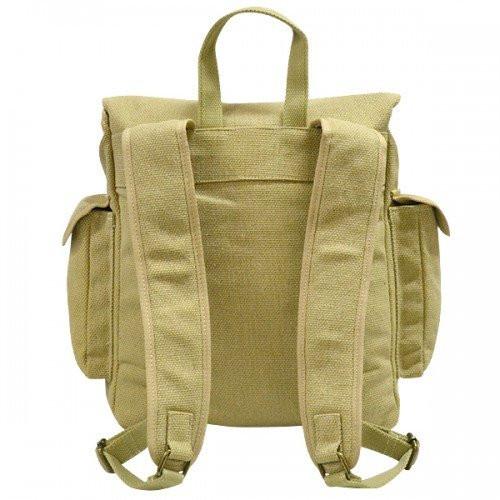 GIBSON - Khaki Canvas Backpack - Belt N Bags