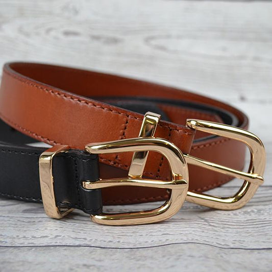 POINT PIPER - Addison Road Tan Leather Belt - BeltNBags