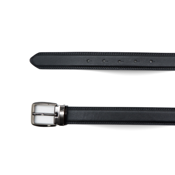 Santiago Men's Black Leather Belt – The Fitting Belt Company